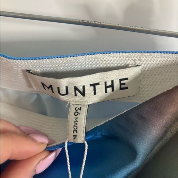 Blue and Orange Midi Skirt - Picture 6 of 7